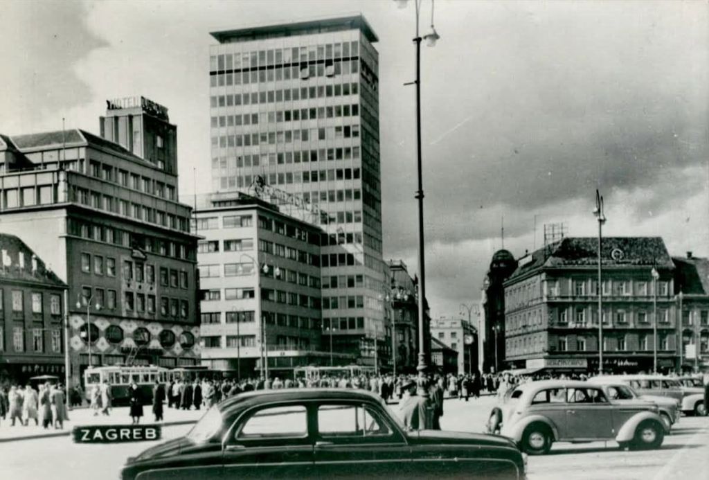 Trg Republike (današnji Trg bana Jelačića) 1959. godine